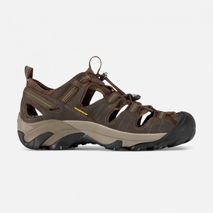 Slate Black/Bronze Green Keen Arroyo II Men's Hiking Sandals | 45721-JIUA